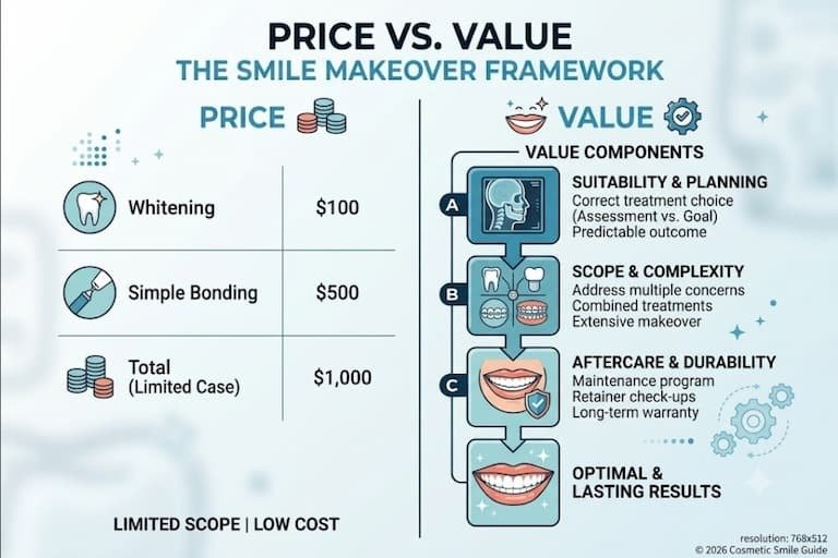 simple diagram separating price from value using the suitabilityscopeaftercare framework