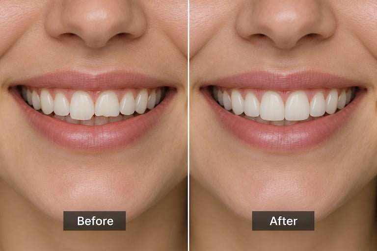 Can Front Teeth Be Contoured