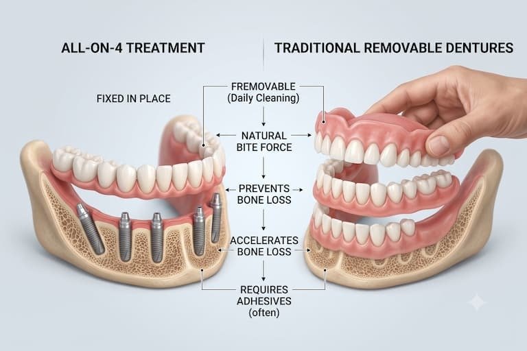 side by side comparison graphic